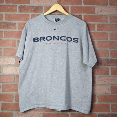 Vintage 00s Y2k Nike NFL Denver Broncos Football ORIGINAL Sports Tee - Extra Large 