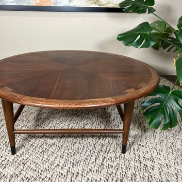 Mid Century Modern Round Coffee Table By Lane Acclaim Dove Tail 