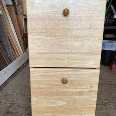 2 Drawer wood cabinet