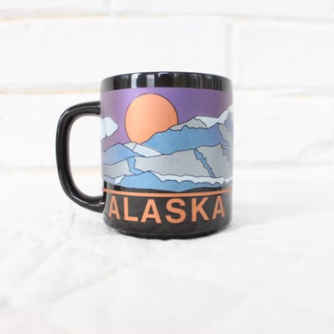 1980's Alaska State Matte Mug 