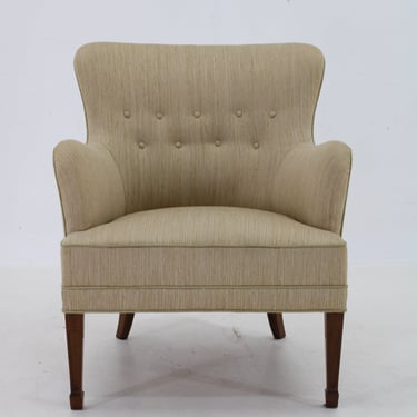 1950s Frits Henningsen Lounge Chair ,Denmark / Vintage Chair / 