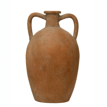 TerraCotta Urn Vase w/Handles