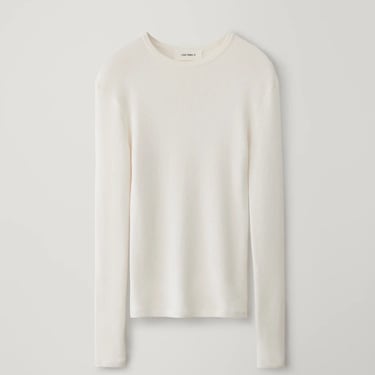 Vivian Long Sleeved T-Shirt - Salt