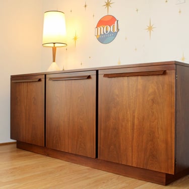 American Modernist Walnut Sideboard