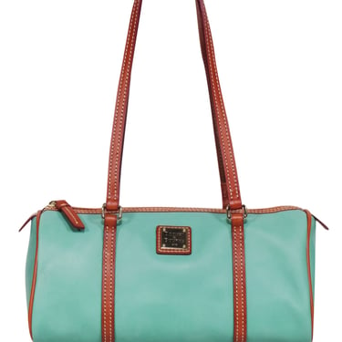 Dooney & Bourke - Jade Green Leather Barrel Bag