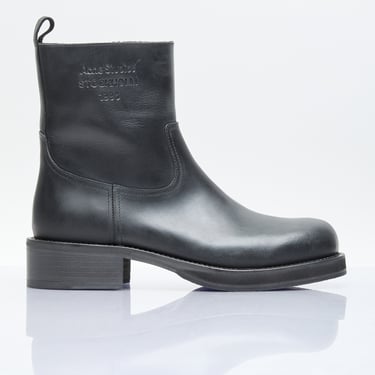 Acne Studios Men Leather Waxed Boots