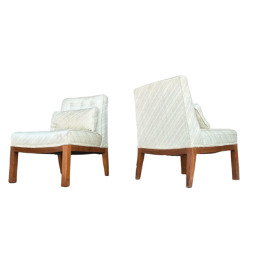 Pair of Dunbar-Style Slipper Side Chairs