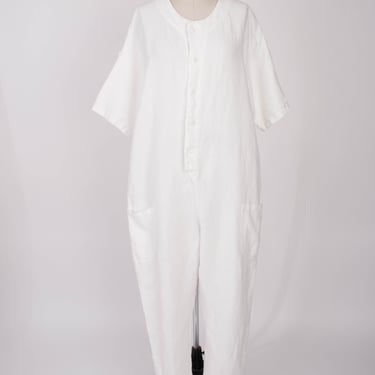 No. 6 Linen Cuffed Jumpsuit