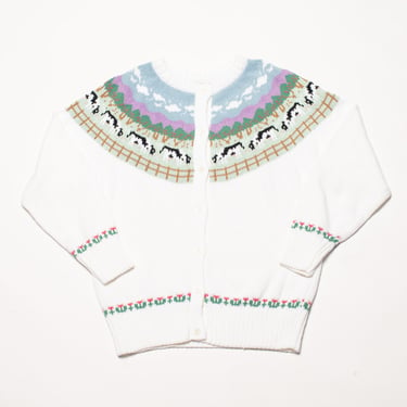 Peaceful Cow Cardigan (L/XL)