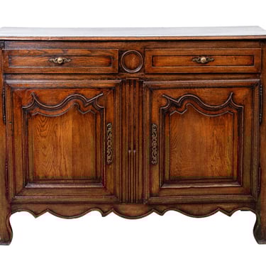 French Provincial oak buffet