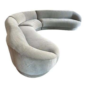 Vladimir Kagan Serpentine Sectional Sofa, 1990