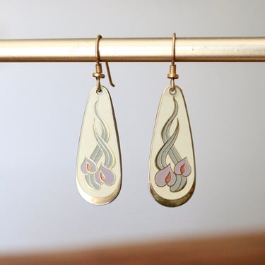 laurel burch wild anthurium earrings 