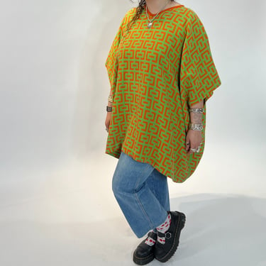 60s Acid Key Poncho