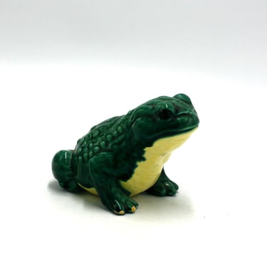 vintage Ceramic Toad Frog Figurine 