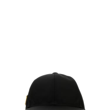 Prada Women Black Nylon Baseball Cap