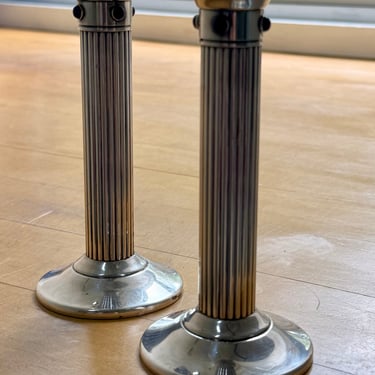 Cartier Silverplate Candlesticks