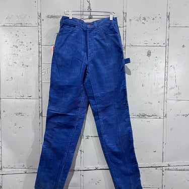 Size 26 x 31  70s 80s Deadstock Levi’s 647 corduroy blue  Denim Jeans  fit straight 