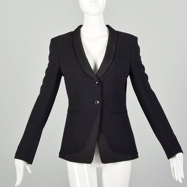 Ter Et Bantine Classic Black Blazer Jacket Minimalist Timeless Two Button Tailored 