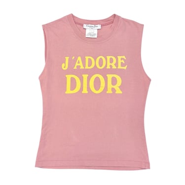 Dior J’adore Pink Logo Tank