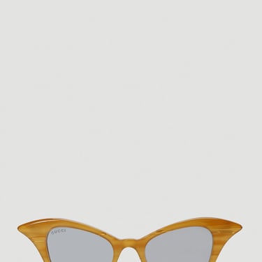 Gucci Women Cat-Eye Mirrored Sunglasses