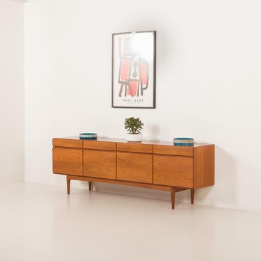 Ib Kofod-Larsen teak sideboard model FA66 for  Faarup Møbelfabrik, Denmark 1960s 