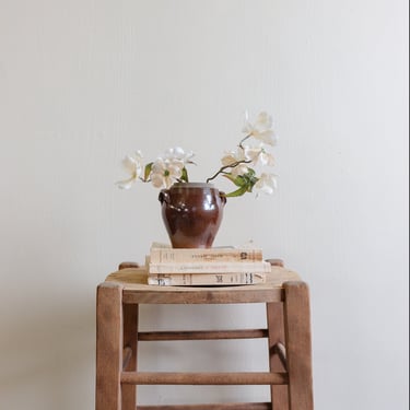 vintage French pressed board atelier stool