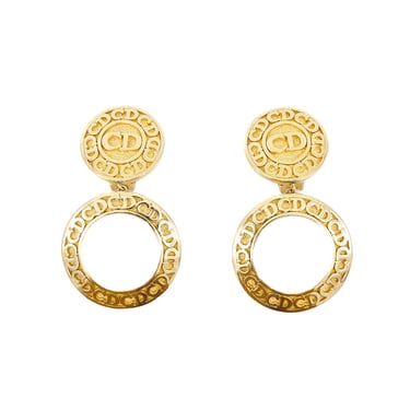Dior Crest Drop Earrings