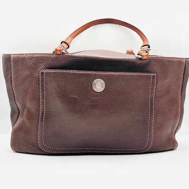 Vintage Coach Chelsea #F0638E97 Brown and Tan Handle Shoulder Bag by LeChalet