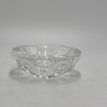 vintage Crystal Ashtray 