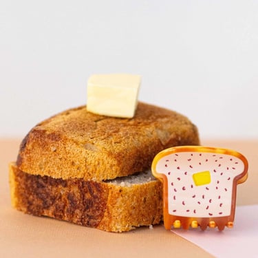 Buttered Toast Hair Claw