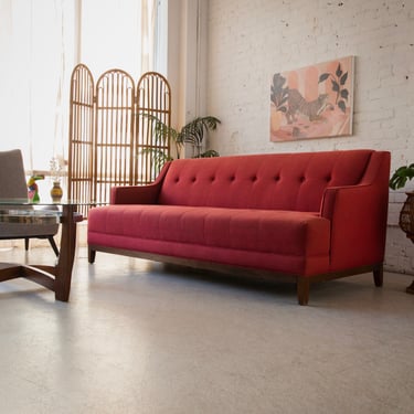 Cherry Red Sofa