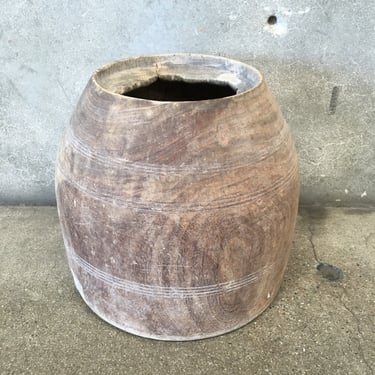 Wood Honey Pot