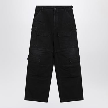 Balenciaga Black Cargo Jeans Men