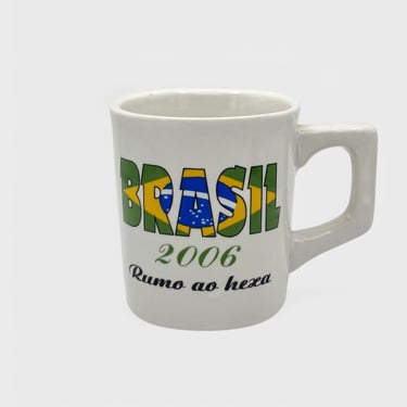 Vintage Brazil “Rumo Ao Hexa” 2006 World Cup Mug