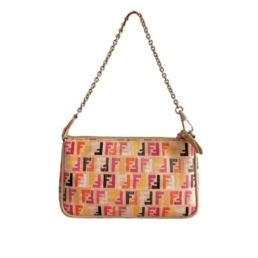 Fendi Multicolor Mini Logo Shoulder Bag