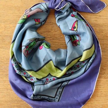 Ski the East Midcentury Silk Scarf