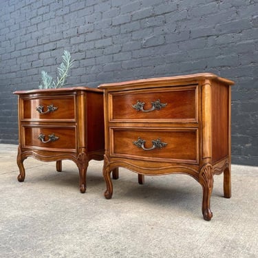 Pair of Vintage French Provincial Night Stands by Dixie, c.1960’s 