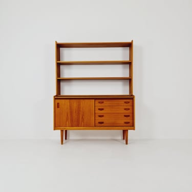 Danish freestanding vintage bookshelf system/ book case teak by Bengt Ruda, 1960s 