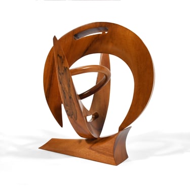 Ted Lacox Abstract Koa Wood Sculpture