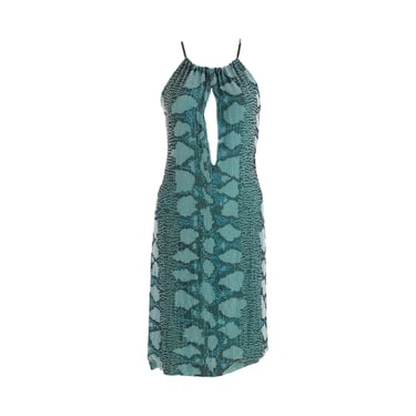 Gucci Turquoise Beaded Dress