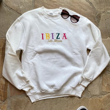 Vintage Ibiza Sweatshirt 80’s Embroidered Screen Stars 
