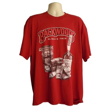 Hennessy Backwoods Red Hip Hop T-Shirt Red Vato Gangster 3X Cotton Street Wear 