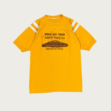 (S/M) 70s/80s Annual Bull Throw County Fair Tee