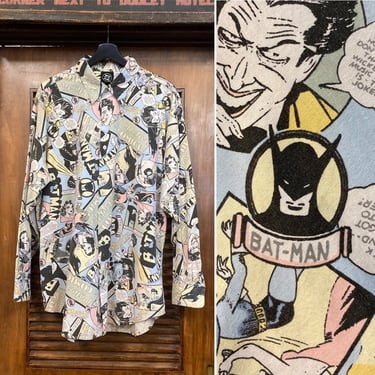 Vintage 1990’s Batman Joker DC Comics Print Superhero Shirt, 90’s Shirt, 90’s Comic Book Print, 90’s Pop Art, Vintage Clothing 