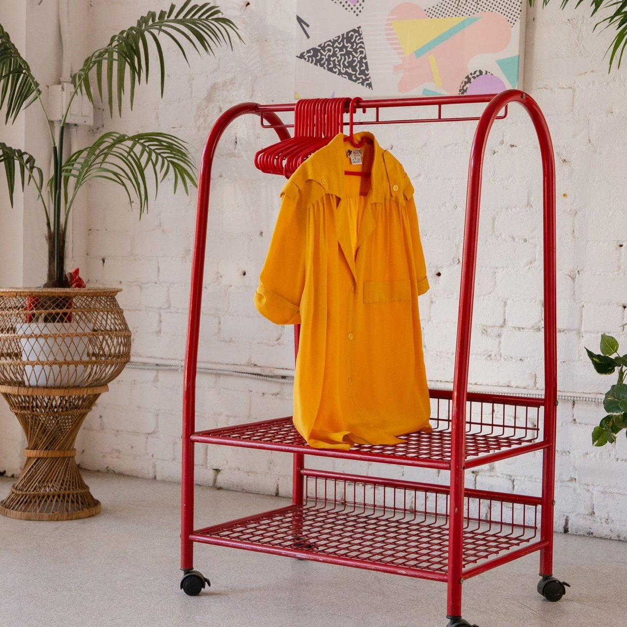 Vintage Red Clothes Rack | Sunbeam Vintage - Highland Park - Los ...
