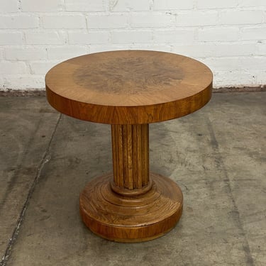 Burl & Oak Side Table by Heritage 