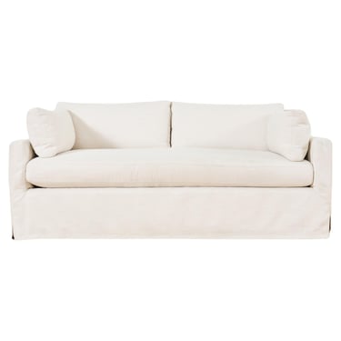 Belgian Linen Slipcover Sofa Settee