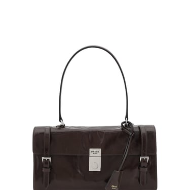 Prada Women Leather Shoulder Bag