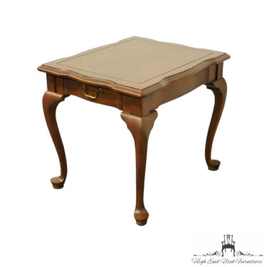 ETHAN ALLEN Legacy Collection Country French Burled Walnut 22x26" Accent End Table 13-8602 