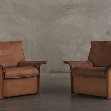 PAIR OF WALTER KNOLL WING LOUNGE CHAIRS